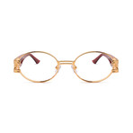 Unisex St. James Sunglasses // Ruby + 24K Gold