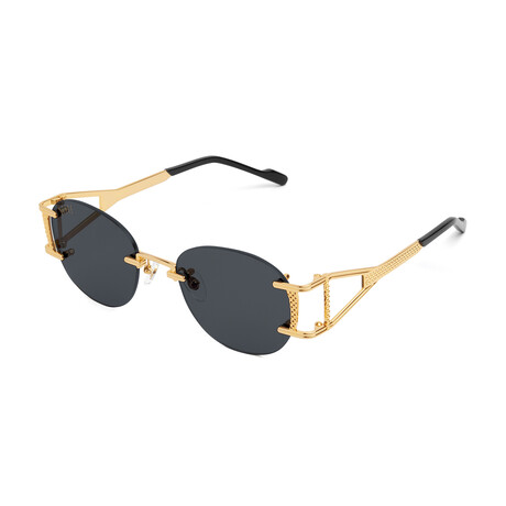 Unisex Legacy Sunglasses // Lite Black + 24K Gold