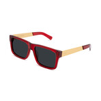 Unisex Caps LX Sunglasses // Ruby + 24K Gold