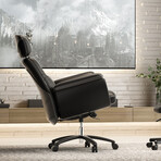 Royal Faux Leather Office Chair (White)