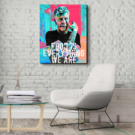 Food Is (18"H x 15"W x 1.5"D)