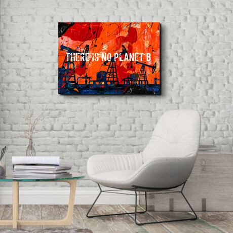 Planet B (15"H x 18"W x 1.5"D)