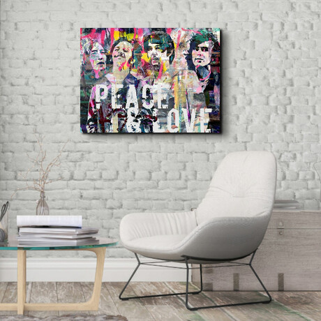Peace And Love (15"H x 18"W x 1.5"D)