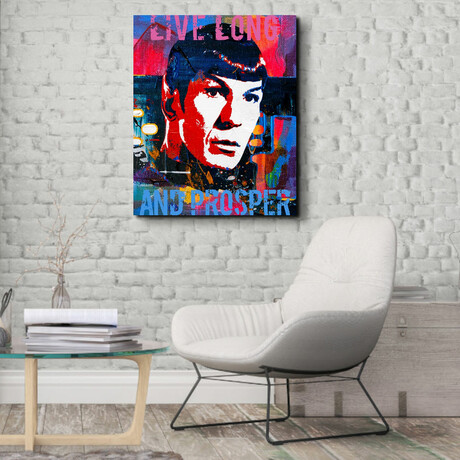 Live Long (18"H x 15"W x 1.5"D)