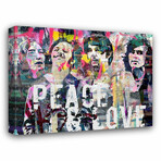 Peace And Love (15"H x 18"W x 1.5"D)