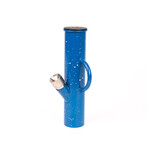 DangleBong™ // Titanium Water Pipe // Blue Speckle