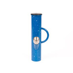 DangleBong™ // Titanium Water Pipe // Blue Speckle