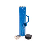 DangleBong™ // Titanium Water Pipe // Blue Speckle