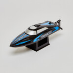 20MPH Fast RC Boat for Kids // Black + Blue