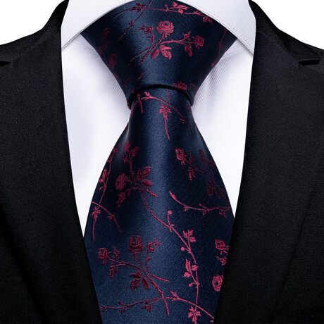 Handmade Silk Tie // Navy