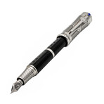 Time & Brain Limited Edition Sterling Silver + Resin (M) Fountain Pen // ISTNN3SE