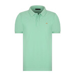 Solid Short Sleeve Polo Shirt // Mint (3XL)