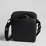 Messenger Compact Vegan Leather // Black