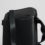 Messenger Compact Vegan Leather // Black