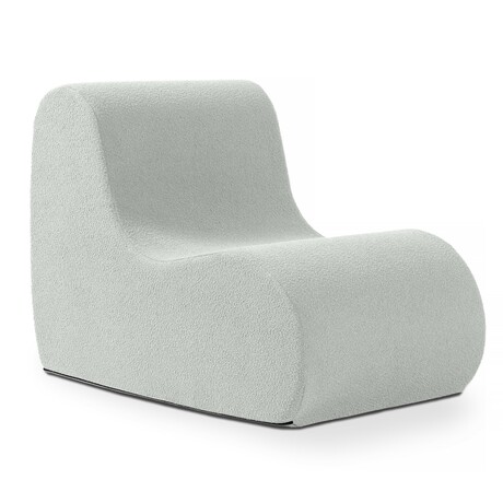Uptown Modern Armless Accent Chair (White)