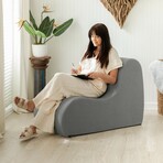 Uptown Modern Armless Accent Chair (White)