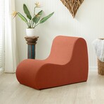 Uptown Modern Armless Accent Chair (White)