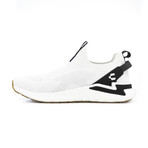 Vigorate Slip On // White + Black (US Men's Size 11.5)
