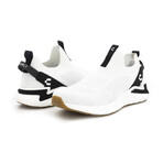 Vigorate Slip On // White + Black (US Men's Size 11.5)