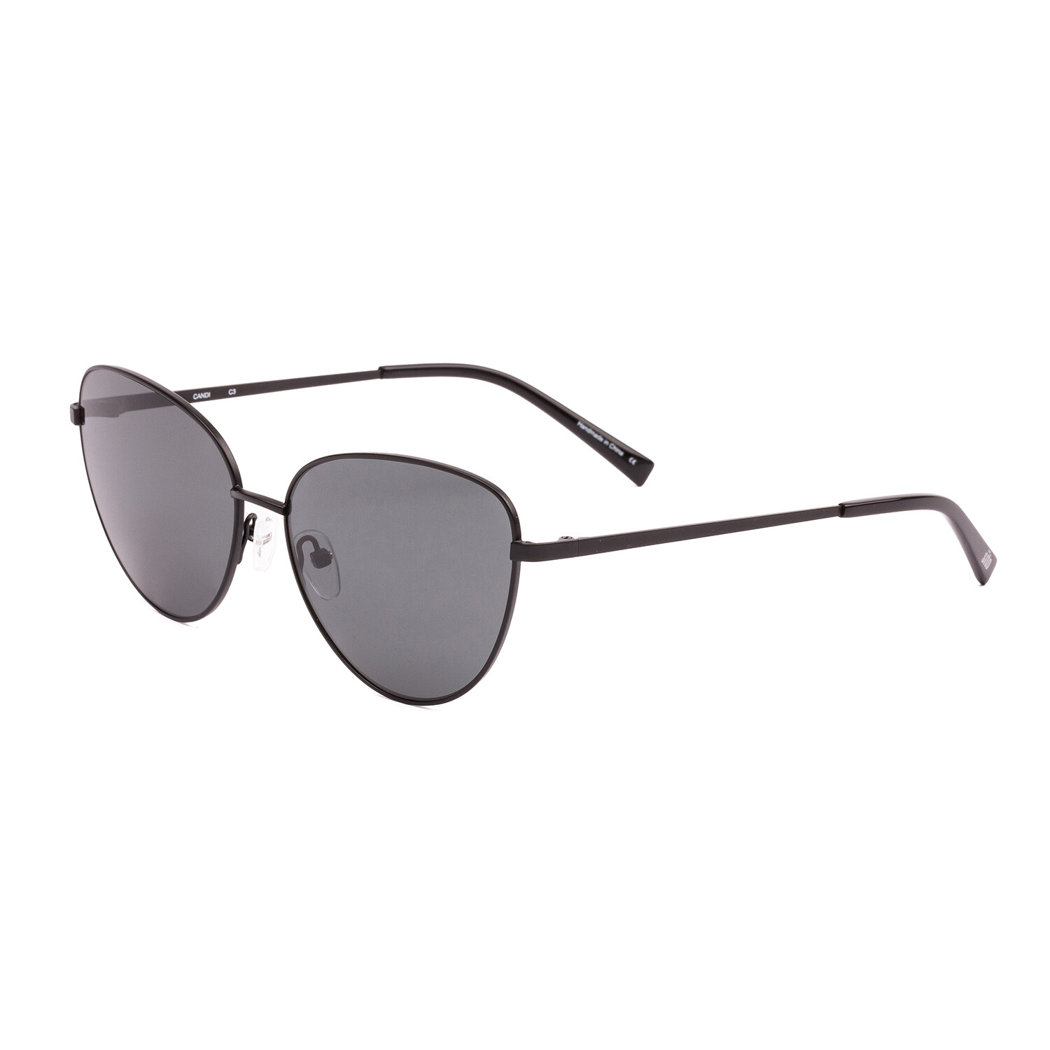 Unisex Candi Sunglasses // Matte Black + Black + Iron Gray Polar - sito ...