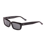 Unisex Night In Motion Sunglasses // Black + Iron Gray Polar