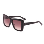 Unisex Papillion Sunglasses // Black + Amethyst Gradient