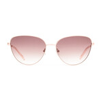 Unisex Candi Sunglasses // Rose Gold + Dew + Minky Gradient