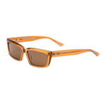 Unisex Night In Motion Sunglasses // Tobacco + Brown Polar