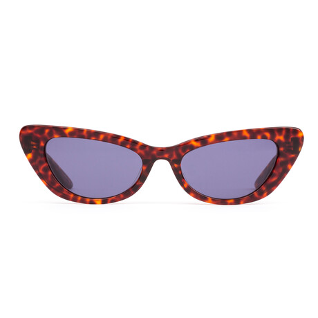 Unisex Lunette Sunglasses // Cheetah + Gray Blue