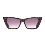 Unisex Wonderland Sunglasses // Black Mamba + Shadow Gradient