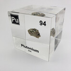 Plutonium Cube // Trinitite Crystal // 2"