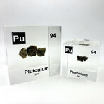 Plutonium Cube // Trinitite Crystal // 3"