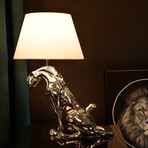 Jaguar Table Lamp // Silver