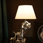 Jaguar Table Lamp // Silver