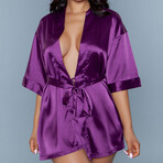 Getting Ready Robe // Burgundy (Small)