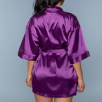 Getting Ready Robe // Burgundy (Small)