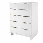 Granville Tall Dresser // 45.27" (White)