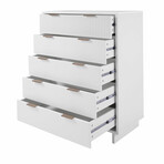 Granville Tall Dresser // 45.27" (White)