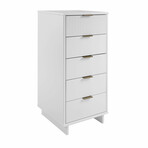 Granville Narrow Dresser // 23.62" (White)