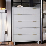 Granville Tall Dresser // 45.27" (White)