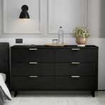 Granville Double Wide Dresser // 55.07" (White)