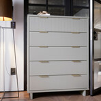 Granville Tall Dresser // 45.27" (White)