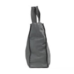 Trench Charcoal Extra Large Branded Tote Handbag // Gray