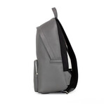 Abbeydale Branded Backpack Bookbag // Gray