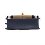 Macken Small House Check Derby Crossbody Bag // Ink Blue