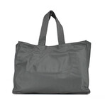 Trench Charcoal Extra Large Branded Tote Handbag // Gray