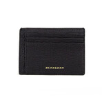 House Check Chase Money Clip Card Case Wallet // Black