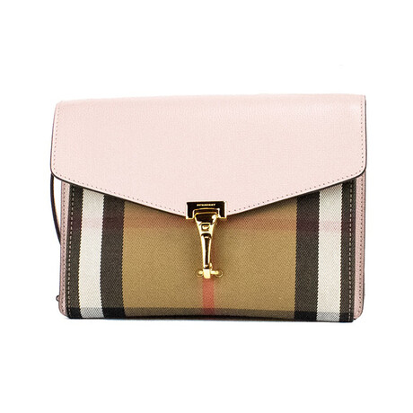 Macken Small House Check Derby Crossbody Bag // Pale Orchid