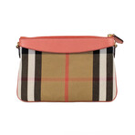 Peyton House Check Derby Grain Pouch Crossbody Bag // Cinnamon Red