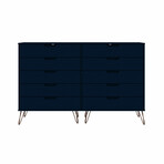 Rockefeller 3-Piece // Tatiana Midnight Blue // Tall Double Wide Dresser // Standard Dresser // Nightstand Dresser